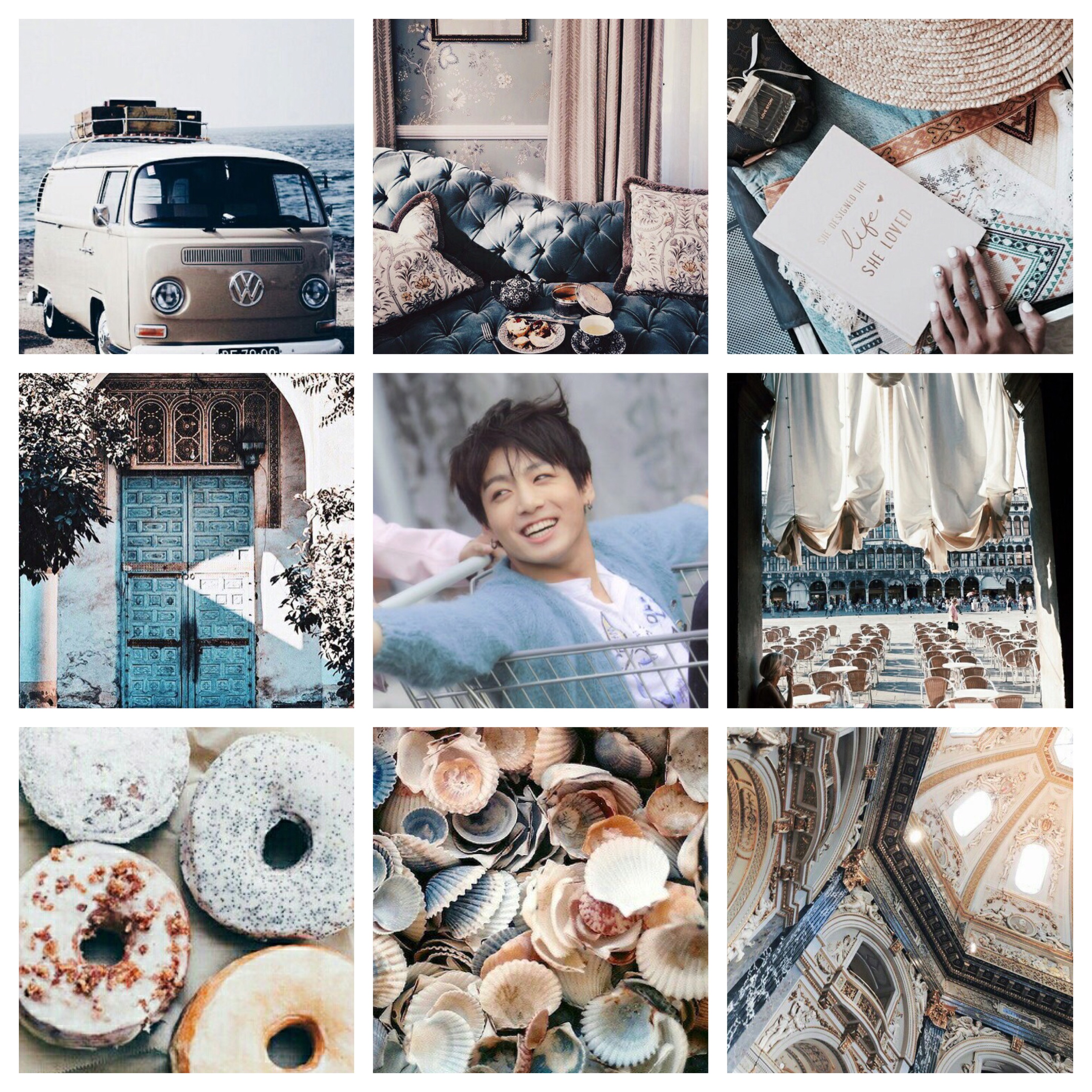 Bts Bts Aesthetics Jungkook Aesthetic Pale Blue Brown