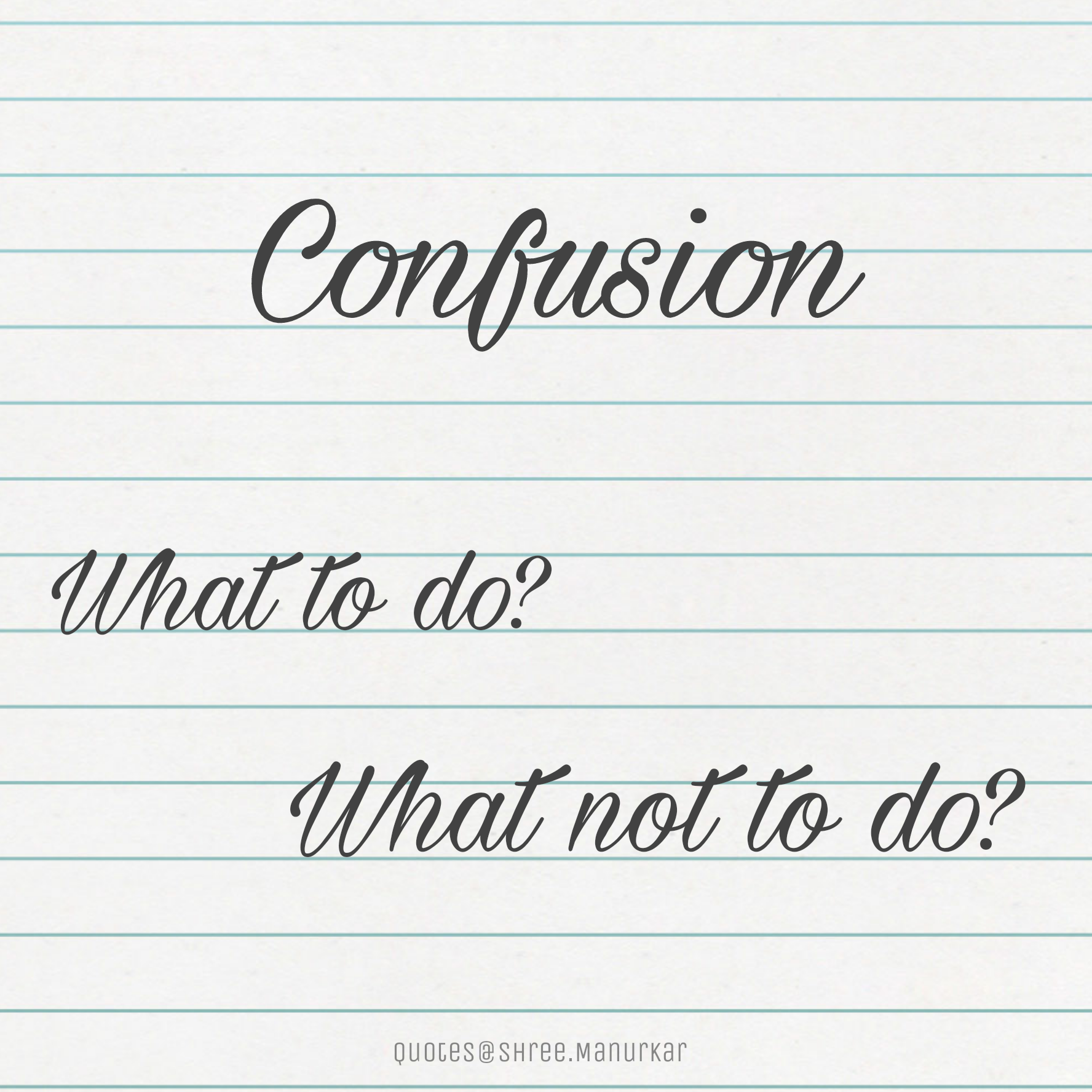 Confusion Quotes Pics