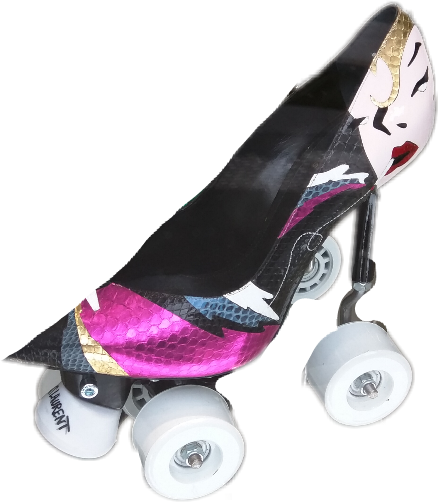 high heeled roller skates