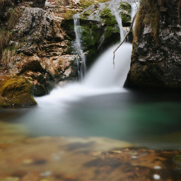 waterfall nature mountain reever