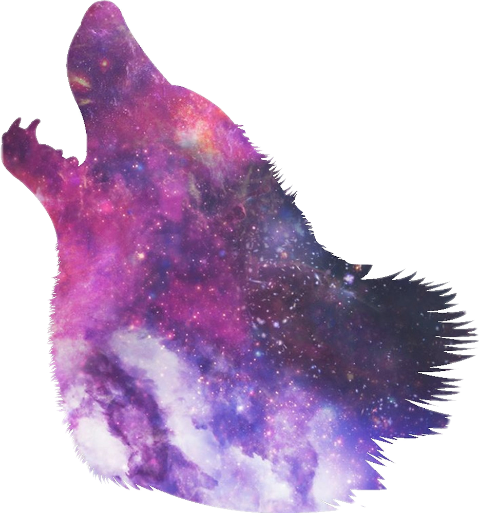 GalaxyWolf Galaxy Wolf - Sticker by Charlene Orozco